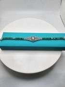 Art Deco Opal and Emerald Silver Bracelet with Diamond Accents