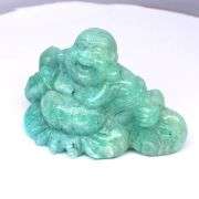 Investment sized 217.10ct real untreated Grandidierite Buddha!