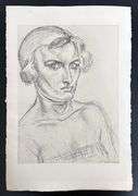 Very rare Henri Matisse etching signed in the plate, C.1920, from the series of Cinquante Dessins