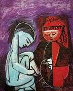 Colectible Pablo Picasso, Two Children (Claude Drawing with Paloma)