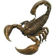 Vintage-Style Brass Scorpion