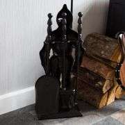 Dark Knight Medieval-Style Fireplace Tool Set