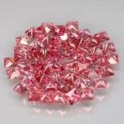 Exquisite 3.42ct set of rare pink Malaya Garnets