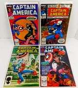 8 Captain America Marvel Comic Books