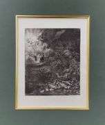 Extremely Rare and Collectible Antique Etching After Rembrandt, c. 1880