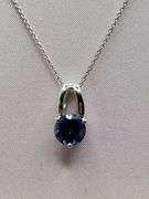 Magnificent Tanzanite Pendent in Silver – GGA Certified, size:18