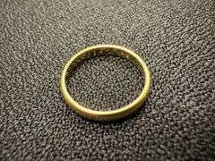 10k Yellow Solid Gold 3mm Domed Plain Men's Women's Wedding Band Size 10