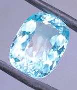Superbly cut heavy flashing 14.02ct VS grade Swiss blue Topaz