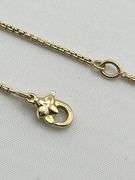 David Yurman 18KT Yellow Gold Curved Bar Necklace