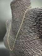 14k Yellow Gold Solid Figaro Link Chain 2.6mm Necklace 26"