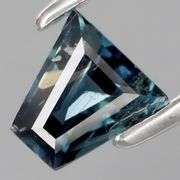 Fantastic .65ct trapezoid cut blue Sapphire! Untreated!