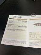 CERTIFIED BRAND NEW LADIES 14K WHITE GOLD AND DIAMOND BAND