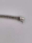 CERTIFIED 14K WHITE GOLD DIAMOND BRACELET
