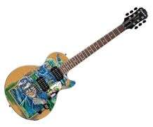 Elton John Live Autographed Custom Graphics Gibson Epiphone Guitar ACOA