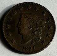1831 Large Letters US Large Cent.