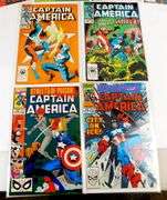 8 Captain America Marvel Comic Books