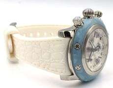 Glam Rock stainless steel white dial watch