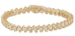 5.00ctw Round Diamond Spiral Tennis Bracelet in 14K