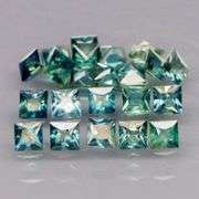 Exciting! 2.53ct set of blue green Australian Sapphires! Heated only!