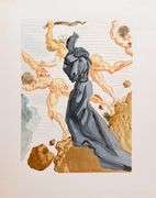 Collectible Original Color Engraving by Salvador Dali from The Divine Comedy