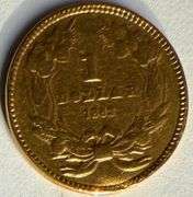1862 Type 3 US Gold