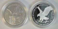 2024 & 2025 Pristine Gem BU $1 Silver Eagles. Box/COA's