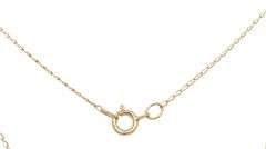 14kt Yellow gold 0.35ctw diamond journey 3 stone pendant on chain