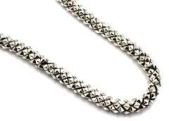 Lagos Caviar beaded chain necklace