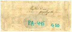 Scarce 1837 $1 Manual Labor Bank of Philadelphia Bank Note PA-445 G50 (Panic of 1837)