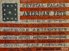 Historical art ! " Crystal Constitution " original painting by Chad Fandel is a commanding pop art  