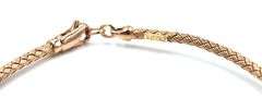 14kt Rose gold 0.50ctw woven flexible bracelet