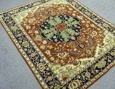 Handmade Persian Paksera 8.1x10.5