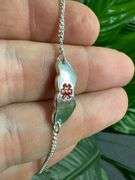 Sterling Silver Child's Medical Alert Bracelet 5" or 6" adjustable 925