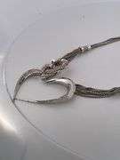 CERTIFIED 18K WHITE GOLD DIAMOND NECKLACE