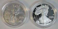 2024 & 2025 Pristine Gem BU $1 Silver Eagles. Box/COA's