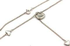 Tiffany & co heart lariat necklace in 925 sterling silver