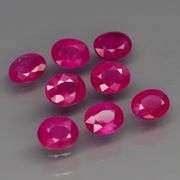 Collectors 2.22ct set of bright pigeon's blood Burmese Rubies!!!