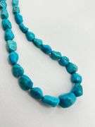 925 Sterling Silver DRT Jay King Turquoise Nugget Beaded Necklace