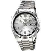 Seiko Automatic Silver Dial Stainless Steel Watch, New