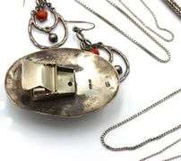 Heavy Vintage 925 sterling silver group lot of miscellaneous jewelry