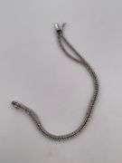 CERTIFIED 14K WHITE GOLD DIAMOND BRACELET