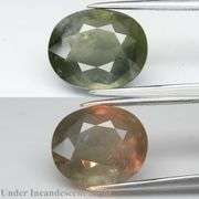 Wow! 6.81ct color change Sapphire! It's untreated and from Uganda!