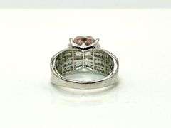 Dazzling 14 kt White Gold Plate 5 Ct Rose Cut Mystic Topaz Ring