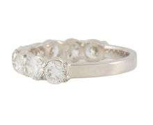 2.36ctw Round Diamond Nine Stone Wedding Band Ring in 14K