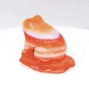 Adorable 34.08ct banded Agate frog carving!