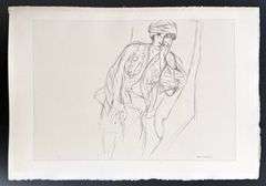 Very rare Henri Matisse etching signed in the plate, C.1920, from the series of Cinquante Dessins