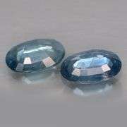 Gorgeous 2.10ct pair of steely blue Sapphires! Heated only!