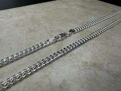 Sterling Silver Solid Miami Cuban Link Chain 4.2mm 925 Italy Heavy Curb Necklace 18" Inch
