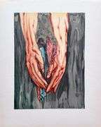 Highly Collectible Salvador Dali Original Color Engraving from The Divine Comedy