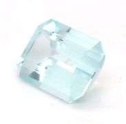 7.80ct Emerald cut aquamarine loose stone